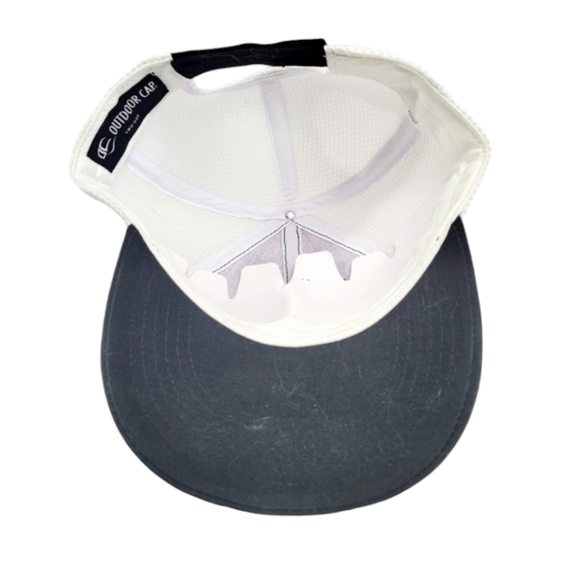 Outdoor Cap Black & White Soft Mesh Nitro Gear & Axle Baseball Hat/Cap - Picture 7 of 8